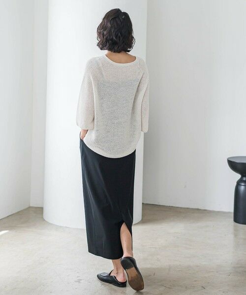 la.f...(大きいサイズ) / ラ・エフ(おおきいサイズ) ニット・セーター | 【大きいサイズ】メッシュニット≪手洗い可能≫ | 詳細13