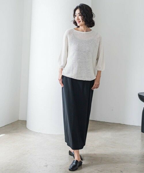 la.f...(大きいサイズ) / ラ・エフ(おおきいサイズ) ニット・セーター | 【大きいサイズ】メッシュニット≪手洗い可能≫ | 詳細15