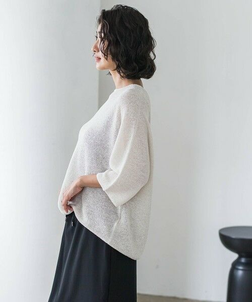 la.f...(大きいサイズ) / ラ・エフ(おおきいサイズ) ニット・セーター | 【大きいサイズ】メッシュニット≪手洗い可能≫ | 詳細8