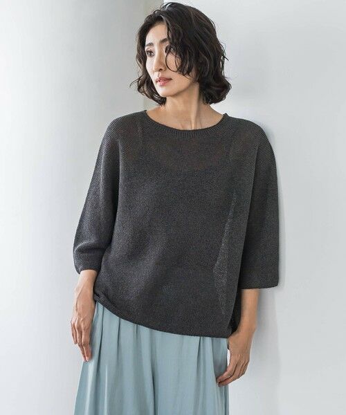 la.f...(大きいサイズ) / ラ・エフ(おおきいサイズ) ニット・セーター | 【大きいサイズ】メッシュニット≪手洗い可能≫ | 詳細16