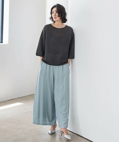 la.f...(大きいサイズ) / ラ・エフ(おおきいサイズ) ニット・セーター | 【大きいサイズ】メッシュニット≪手洗い可能≫ | 詳細22