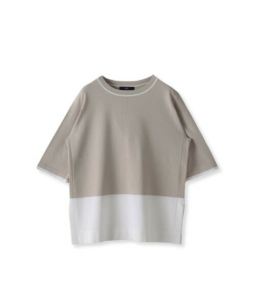 la.f...(大きいサイズ) / ラ・エフ(おおきいサイズ) ニット・セーター | 【大きいサイズ】Tシャツ風ニットプルオーバー≪手洗い可能≫ | 詳細8