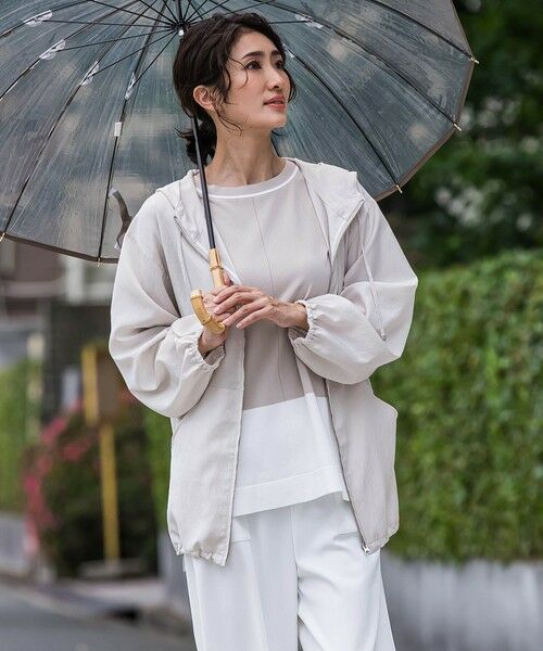 la.f...(大きいサイズ) / ラ・エフ(おおきいサイズ) ニット・セーター | 【大きいサイズ】Tシャツ風ニットプルオーバー≪手洗い可能≫ | 詳細7