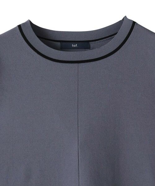 la.f...(大きいサイズ) / ラ・エフ(おおきいサイズ) ニット・セーター | 【大きいサイズ】Tシャツ風ニットプルオーバー≪手洗い可能≫ | 詳細19