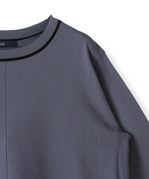 la.f...(大きいサイズ) / ラ・エフ(おおきいサイズ) ニット・セーター | 【大きいサイズ】Tシャツ風ニットプルオーバー≪手洗い可能≫ | 詳細20