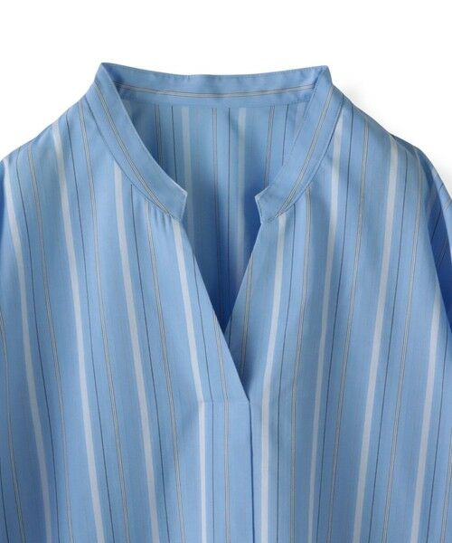 la.f...(大きいサイズ) / ラ・エフ(おおきいサイズ) シャツ・ブラウス | 【大きいサイズ】半袖ストライプブラウス≪洗濯機で洗える≫ | 詳細25