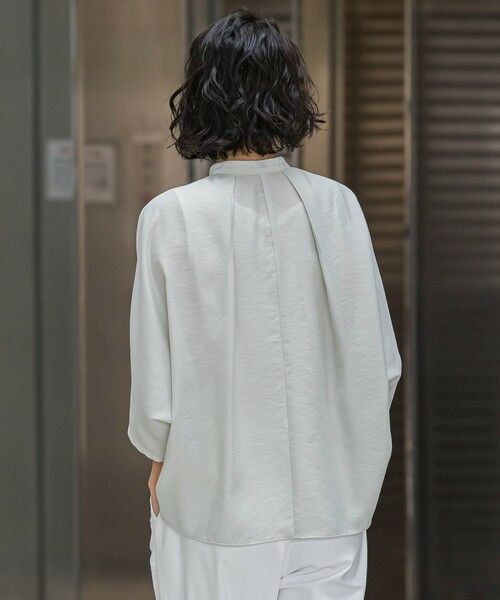 la.f...(大きいサイズ) / ラ・エフ(おおきいサイズ) シャツ・ブラウス | 【大きいサイズ】シアーバンブーブラウス≪洗濯機で洗える≫ | 詳細16