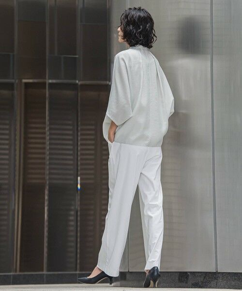 la.f...(大きいサイズ) / ラ・エフ(おおきいサイズ) シャツ・ブラウス | 【大きいサイズ】シアーバンブーブラウス≪洗濯機で洗える≫ | 詳細19