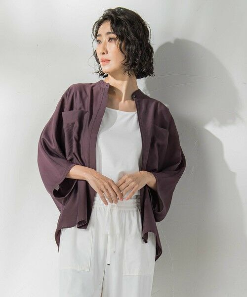 la.f...(大きいサイズ) / ラ・エフ(おおきいサイズ) シャツ・ブラウス | 【大きいサイズ】シアーバンブーブラウス≪洗濯機で洗える≫ | 詳細26