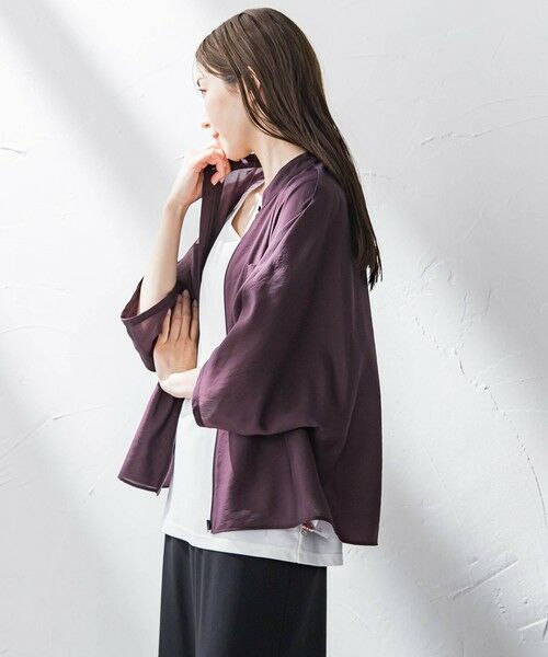 la.f...(大きいサイズ) / ラ・エフ(おおきいサイズ) シャツ・ブラウス | 【大きいサイズ】シアーバンブーブラウス≪洗濯機で洗える≫ | 詳細30