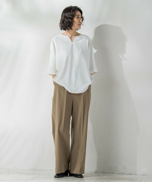 la.f...(大きいサイズ) / ラ・エフ(おおきいサイズ) シャツ・ブラウス | 【大きいサイズ】キレリブラウス≪洗濯機で洗える≫ | 詳細1