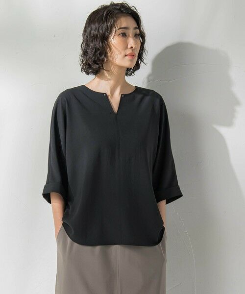 la.f...(大きいサイズ) / ラ・エフ(おおきいサイズ) シャツ・ブラウス | 【大きいサイズ】キレリブラウス≪洗濯機で洗える≫ | 詳細12