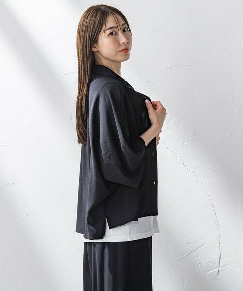 la.f...(大きいサイズ) / ラ・エフ(おおきいサイズ) シャツ・ブラウス | 【大きいサイズ】キレリシャツブラウス≪洗濯機で洗える≫ | 詳細3