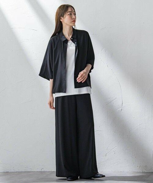 la.f...(大きいサイズ) / ラ・エフ(おおきいサイズ) シャツ・ブラウス | 【大きいサイズ】キレリシャツブラウス≪洗濯機で洗える≫ | 詳細4