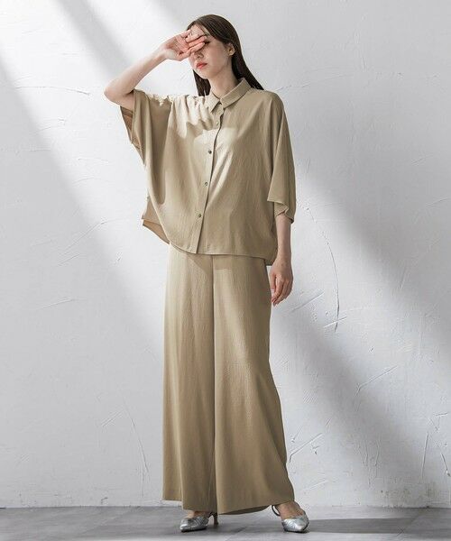 la.f...(大きいサイズ) / ラ・エフ(おおきいサイズ) シャツ・ブラウス | 【大きいサイズ】キレリシャツブラウス≪洗濯機で洗える≫ | 詳細15