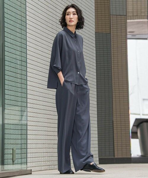 la.f...(大きいサイズ) / ラ・エフ(おおきいサイズ) シャツ・ブラウス | 【大きいサイズ】キレリシャツブラウス≪洗濯機で洗える≫ | 詳細30