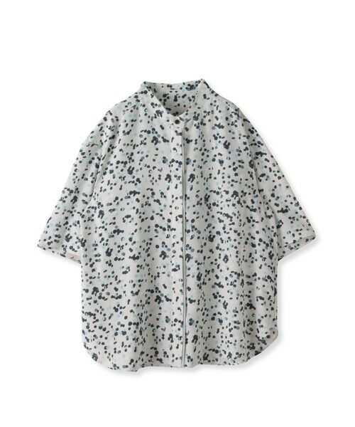 la.f...(大きいサイズ) / ラ・エフ(おおきいサイズ) シャツ・ブラウス | 【大きいサイズ】手描きドットプリントシャツ≪洗濯機で洗える≫ | 詳細10