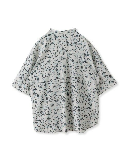 la.f...(大きいサイズ) / ラ・エフ(おおきいサイズ) シャツ・ブラウス | 【大きいサイズ】手描きドットプリントシャツ≪洗濯機で洗える≫ | 詳細15
