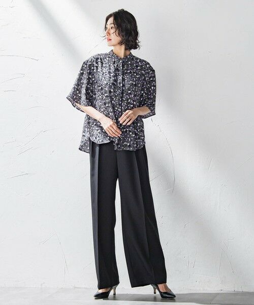 la.f...(大きいサイズ) / ラ・エフ(おおきいサイズ) シャツ・ブラウス | 【大きいサイズ】手描きドットプリントシャツ≪洗濯機で洗える≫ | 詳細23