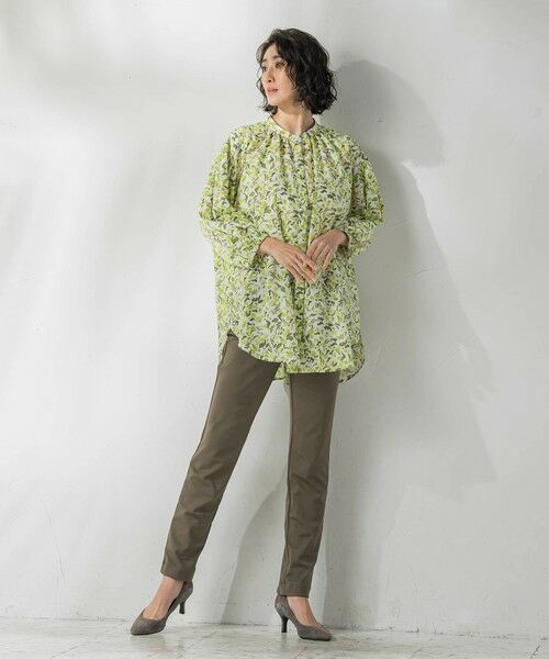 la.f...(大きいサイズ) / ラ・エフ(おおきいサイズ) シャツ・ブラウス | 【大きいサイズ】【biyori】手描き柄ブラウス≪洗濯機で洗える≫ | 詳細11