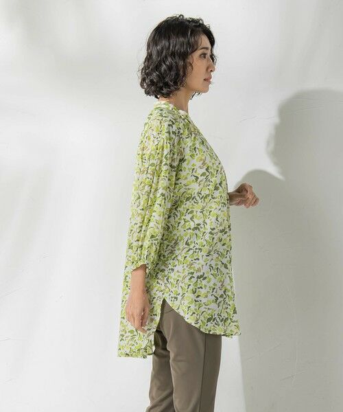 la.f...(大きいサイズ) / ラ・エフ(おおきいサイズ) シャツ・ブラウス | 【大きいサイズ】【biyori】手描き柄ブラウス≪洗濯機で洗える≫ | 詳細9