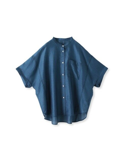 la.f...(大きいサイズ) / ラ・エフ(おおきいサイズ) シャツ・ブラウス | 【大きいサイズ】【biyori】""風をまとう、大人のシアー""デニムシャツ≪洗濯機で洗える≫ | 詳細12