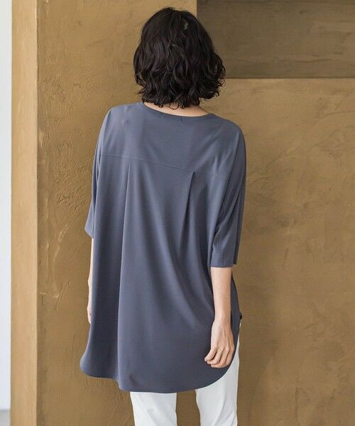 la.f...(大きいサイズ) / ラ・エフ(おおきいサイズ) カットソー | 【大きいサイズ】【biyori】“ブラウスのような”万能Tシャツ≪洗濯機で洗える≫ | 詳細16