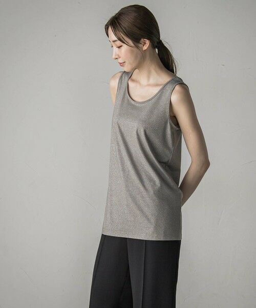 la.f...(大きいサイズ) / ラ・エフ(おおきいサイズ) キャミソール・チューブトップ | 【大きいサイズ】ソフトラメタンクトップ≪洗濯機で洗える≫ | 詳細14