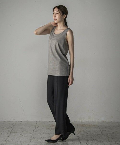 la.f...(大きいサイズ) / ラ・エフ(おおきいサイズ) キャミソール・チューブトップ | 【大きいサイズ】ソフトラメタンクトップ≪洗濯機で洗える≫ | 詳細18