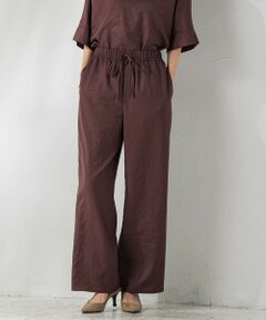 la.f...(大きいサイズ) / ラ・エフ(おおきいサイズ) その他パンツ | 【大きいサイズ】【biyori】麻調ヴィンテージパンツ≪手洗い可能≫