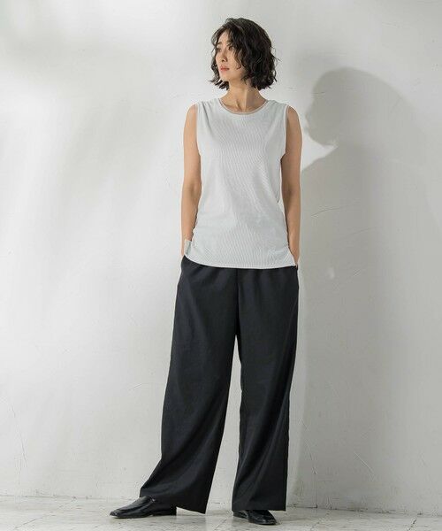 la.f...(大きいサイズ) / ラ・エフ(おおきいサイズ) その他パンツ | 【大きいサイズ】【biyori】麻調ヴィンテージパンツ≪手洗い可能≫ | 詳細12