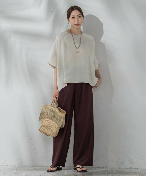 la.f...(大きいサイズ) / ラ・エフ(おおきいサイズ) その他パンツ | 【大きいサイズ】【biyori】麻調ヴィンテージパンツ≪手洗い可能≫ | 詳細20