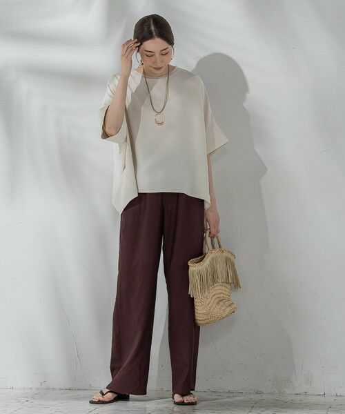 la.f...(大きいサイズ) / ラ・エフ(おおきいサイズ) その他パンツ | 【大きいサイズ】【biyori】麻調ヴィンテージパンツ≪手洗い可能≫ | 詳細22