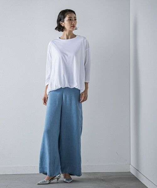 la.f...(大きいサイズ) / ラ・エフ(おおきいサイズ) デニムパンツ | 【大きいサイズ】【biyori】”ひんやり、薄くて、ラクに”モダールデニムパンツ≪洗濯機で洗える≫ | 詳細11