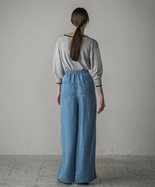 la.f...(大きいサイズ) / ラ・エフ(おおきいサイズ) デニムパンツ | 【大きいサイズ】【biyori】”ひんやり、薄くて、ラクに”モダールデニムパンツ≪洗濯機で洗える≫ | 詳細6