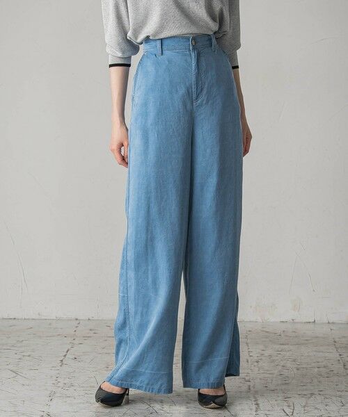 la.f...(大きいサイズ) / ラ・エフ(おおきいサイズ) デニムパンツ | 【大きいサイズ】【biyori】”ひんやり、薄くて、ラクに”モダールデニムパンツ≪洗濯機で洗える≫ | 詳細7