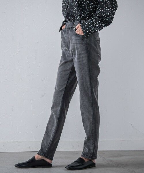 la.f...(大きいサイズ) / ラ・エフ(おおきいサイズ) その他パンツ | 【WEB限定/大きいサイズ】ぐーんと伸びるデニムレギパン≪洗濯機で洗える≫ | 詳細10