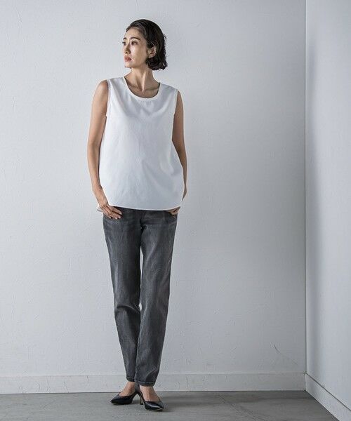 la.f...(大きいサイズ) / ラ・エフ(おおきいサイズ) その他パンツ | 【WEB限定/大きいサイズ】ぐーんと伸びるデニムレギパン≪洗濯機で洗える≫ | 詳細19