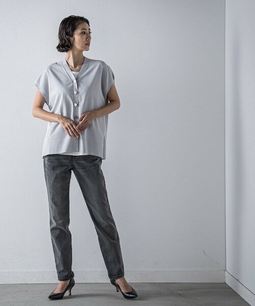 la.f...(大きいサイズ) / ラ・エフ(おおきいサイズ) その他パンツ | 【WEB限定/大きいサイズ】ぐーんと伸びるデニムレギパン≪洗濯機で洗える≫ | 詳細22