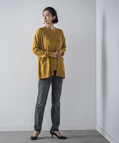 la.f...(大きいサイズ) / ラ・エフ(おおきいサイズ) その他パンツ | 【WEB限定/大きいサイズ】ぐーんと伸びるデニムレギパン≪洗濯機で洗える≫ | 詳細24