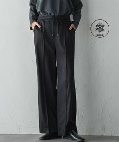 la.f...(大きいサイズ) / ラ・エフ(おおきいサイズ) その他パンツ | 【WEB限定/大きいサイズ】デニム見えシャンブレーワイドパンツ≪洗濯機で洗える≫