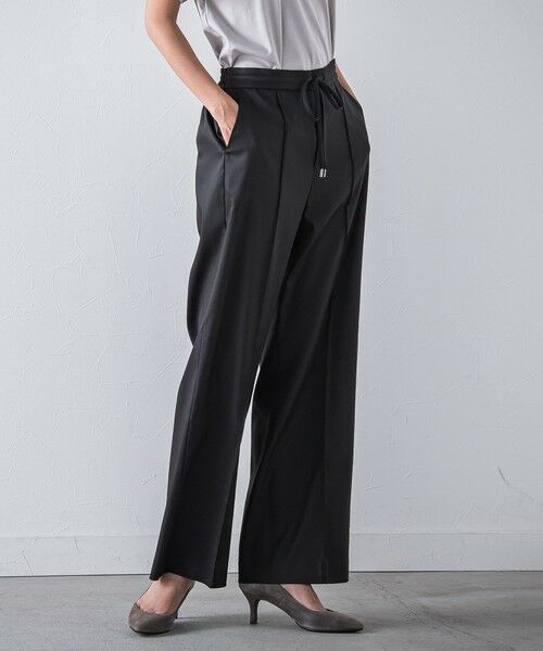 la.f...(大きいサイズ) / ラ・エフ(おおきいサイズ) その他パンツ | 【WEB限定/大きいサイズ】デニム見えシャンブレーワイドパンツ≪洗濯機で洗える≫ | 詳細6