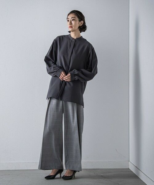 la.f...(大きいサイズ) / ラ・エフ(おおきいサイズ) その他パンツ | 【大きいサイズ】グレンチェックパンツ≪洗濯機で洗える≫ | 詳細2