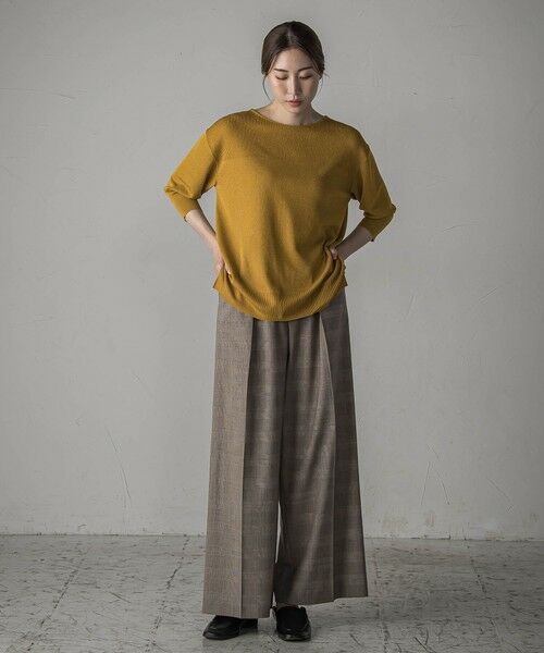 la.f...(大きいサイズ) / ラ・エフ(おおきいサイズ) その他パンツ | 【大きいサイズ】グレンチェックパンツ≪洗濯機で洗える≫ | 詳細25