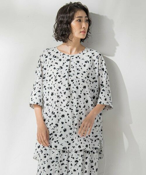 la.f...(大きいサイズ) / ラ・エフ(おおきいサイズ) シャツ・ブラウス | 【大きいサイズ】アニマルブラウス≪洗濯機で洗える≫ | 詳細5