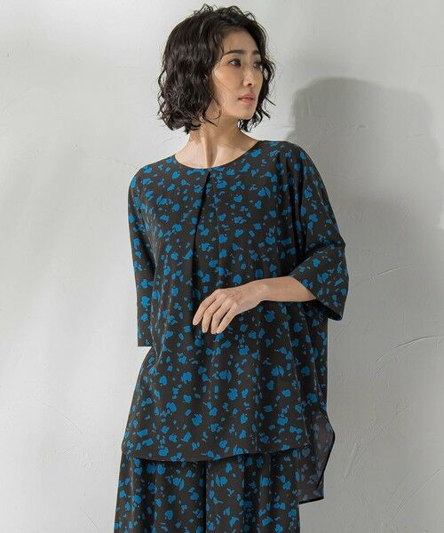 la.f...(大きいサイズ) / ラ・エフ(おおきいサイズ) シャツ・ブラウス | 【大きいサイズ】アニマルブラウス≪洗濯機で洗える≫ | 詳細10