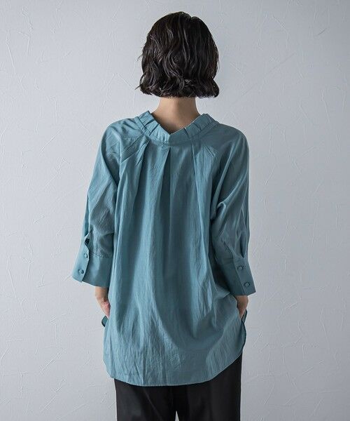 la.f...(大きいサイズ) / ラ・エフ(おおきいサイズ) シャツ・ブラウス | 【大きいサイズ】リライムライトローンブラウス≪洗濯機で洗える≫ | 詳細16