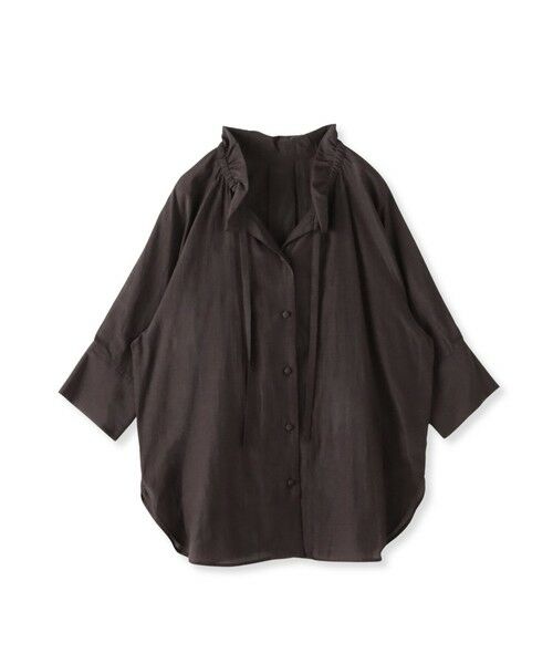 la.f...(大きいサイズ) / ラ・エフ(おおきいサイズ) シャツ・ブラウス | 【大きいサイズ】リライムライトローンブラウス≪洗濯機で洗える≫ | 詳細20