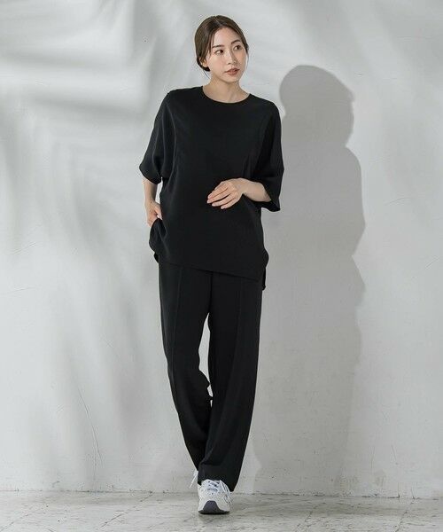 la.f...(大きいサイズ) / ラ・エフ(おおきいサイズ) シャツ・ブラウス | 【大きいサイズ】【旅楽シリーズ/極】メランジツイルブラウス≪洗濯機で洗える≫ | 詳細13