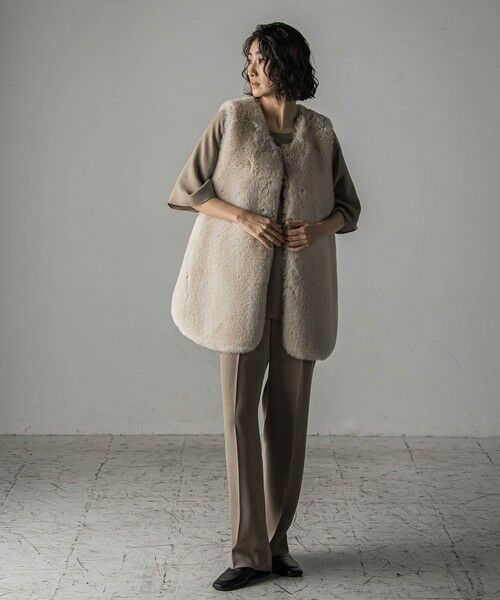 la.f...(大きいサイズ) / ラ・エフ(おおきいサイズ) シャツ・ブラウス | 【大きいサイズ】【旅楽シリーズ/極】メランジツイルブラウス≪洗濯機で洗える≫ | 詳細22